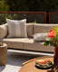 Tide In + Outdoor Cushion - Almond
