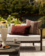 Tide In + Outdoor Cushion - Claret