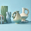 Arlo Twist Vase - Moonbeam