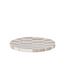 Sachi Check Tray - White + Beige