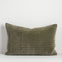 Turner Velvet Cushion - Thyme