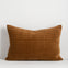 Turner Velvet Cushion - Tobacco