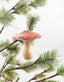 Velvet Toadstool Hanging Decoration