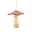 Velvet Toadstool Hanging Decoration