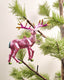 Metallic Reindeer Hanging Decoration