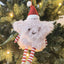 Fluffy Star Hanging Decoration - Pink
