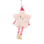 Fluffy Star Hanging Decoration - Pink