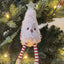 Fluffy Christmas Tree Hanging Decoration - Pink