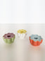 Groovy Flower Candle Holder - Blue + Pink