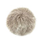 Tibetan Lamb Fur Cushion - Pumice