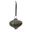 Black + Gold Teardrop Bauble