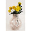 Jaslyn Speckle Vase - White + Lilac 17cm