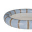 Astrid Stripe Dish - Blue + Brown