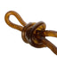 Billie Glass Knot Sculpture - Deep Brown