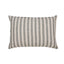 Arden Stripe Cushion - Green 60x40cm