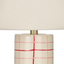 Zadie Table Lamp - Ivory + Red