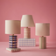 Rey Table Lamp - Ivory + Green