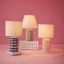 Rey Table Lamp - Ivory + Green