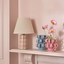 Zadie Table Lamp - Ivory + Red